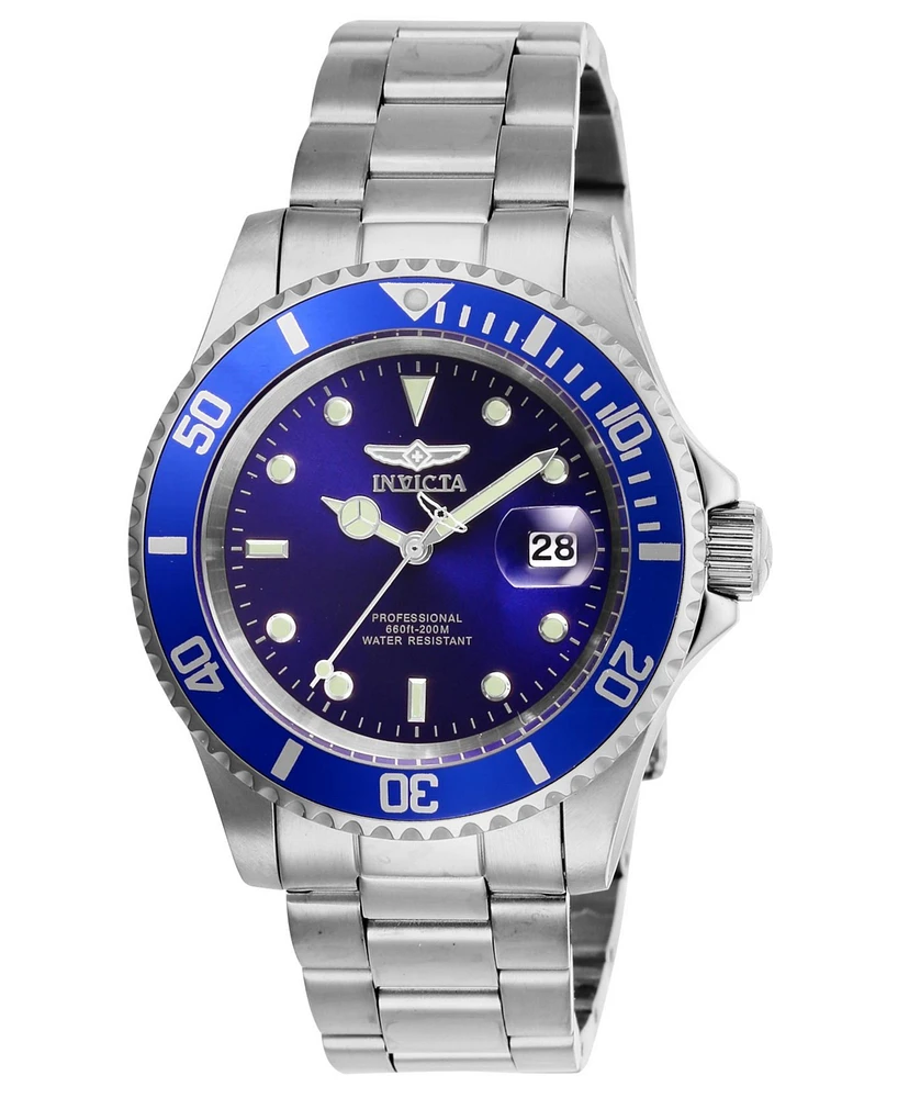 Invicta Men's 26971 Pro Diver Quartz 3 Hand Blue Dial Watch