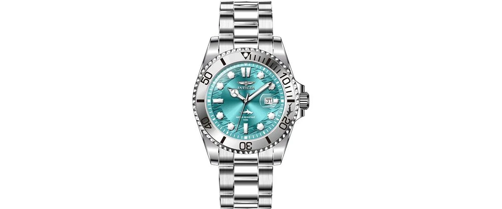 Invicta Men's 44715 Pro Diver Quartz 3 Hand Light Blue Dial Watch