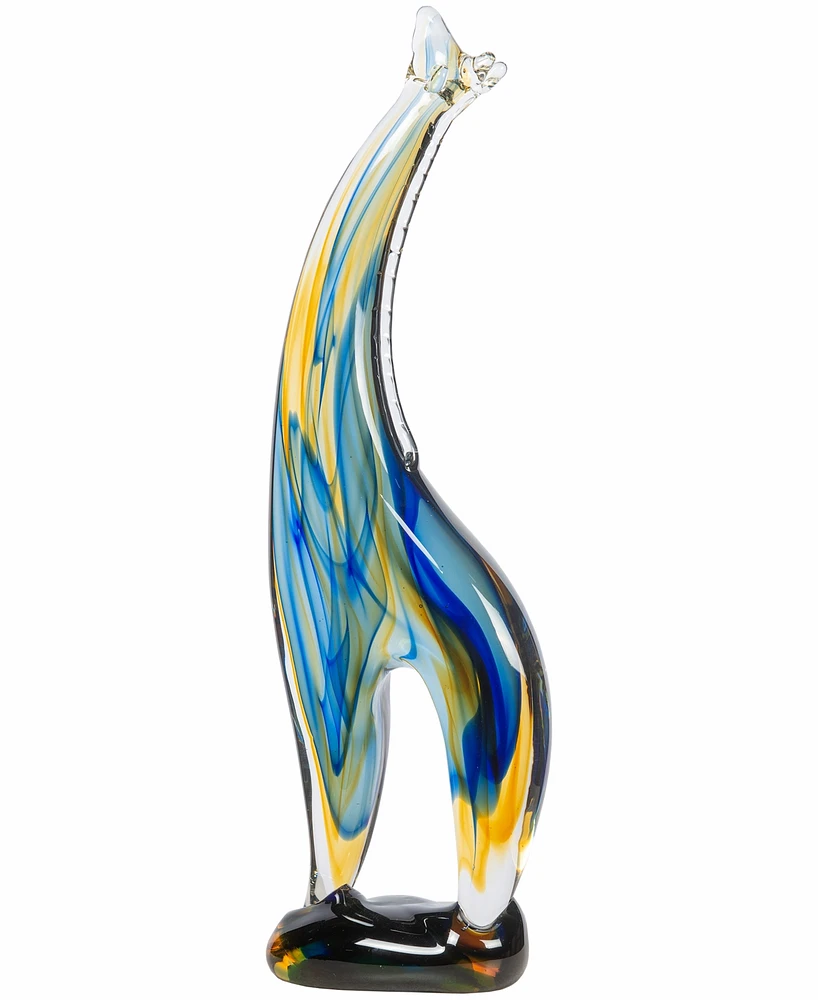 Dale Tiffany 16.5" Artesia Giraffe Art Glass Figurine