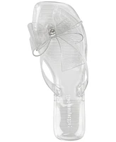 Jeffrey Campbell Sugary Jelly Bow Flip Flop Sandals