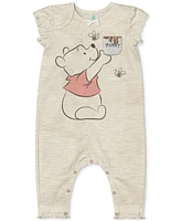 Disney Baby Winnie-the-Pooh Long-Sleeve Coverall & Short-Sleeve Romper, 2 Pack