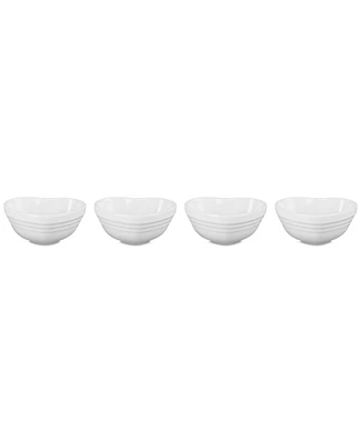 Le Creuset Stoneware Heart Mini Bowls, Set of 4