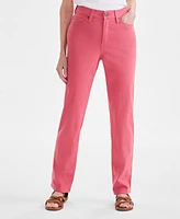 Style & Co Women's Straight-Leg High Rise Jeans