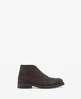 Mango Men's Suede Leather Ankle Boots