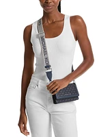 Michael Kors Jet Set Mini Phone Webbing Crossbody