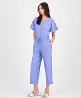 Anne Klein Women's Drawstring-Waist Ankle Pants