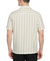 Cubavera Men's Space-Dyed Dobby Stripe Shirt