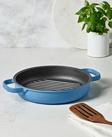 The Cellar Enameled Cast Iron 10.5" Grill Pan, Exclusively at Macy's