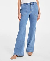 On 34th Women's Mid Rise Flared-Leg Jeans, Exclusively at Macy's