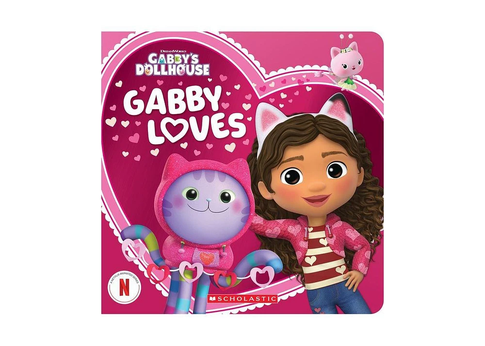 Barnes & Noble Gabby Loves Gabby's Dollhouse Valentine's Day Board Book by Scholastic