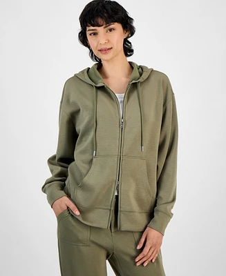 And Now This Women's Zippered Drawstring Hoodie, Exclusively at Macy's