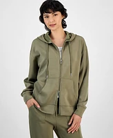 And Now This Women's Zippered Drawstring Hoodie, Exclusively at Macy's