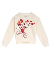 Minnie Mouse Toddler Girls Disney Frozen Princess Fleece Sweatshirt and Leggings Outfit Set