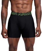 Under Armour Men's Performance Tech Mesh Solid 6" Boxer Briefs - 3-pack