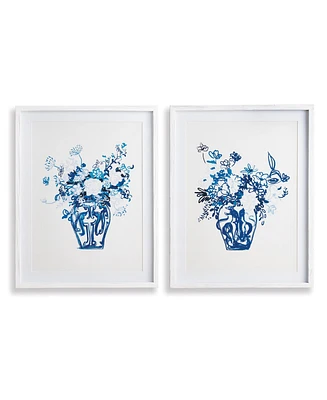 Napa Home & Garden Matched Pair Floral Prints, Set Of 2