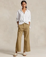 Polo Ralph Lauren Women's Chino Wide-Leg Pants