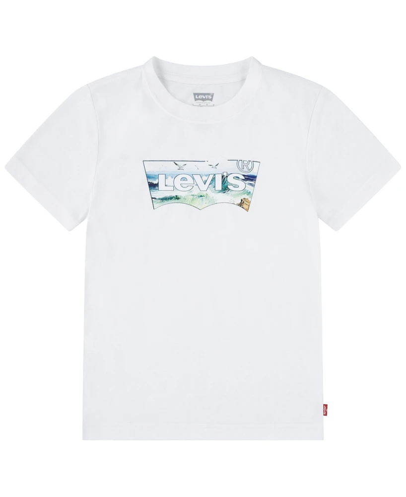 Levi's Little Boys Crashing Waves Batwing T-Shirt