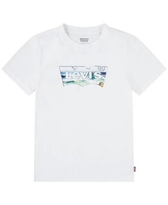 Levi's Little Boys Crashing Waves Batwing T-Shirt