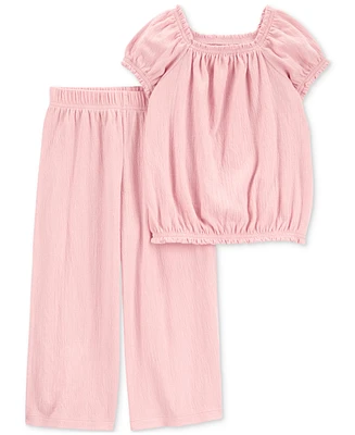 Carter's Toddler Girls Top & Pull-On Pants, 2-Piece Set