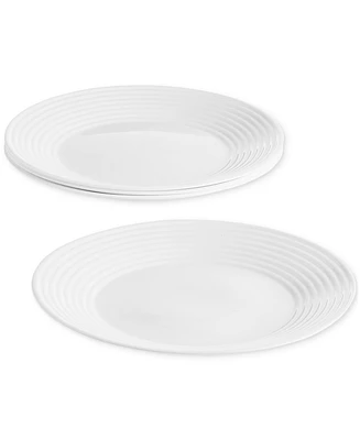 Arch Studio Opal Glass Spiral Dinner Plates, Set of 4, Exclusively at Macy's