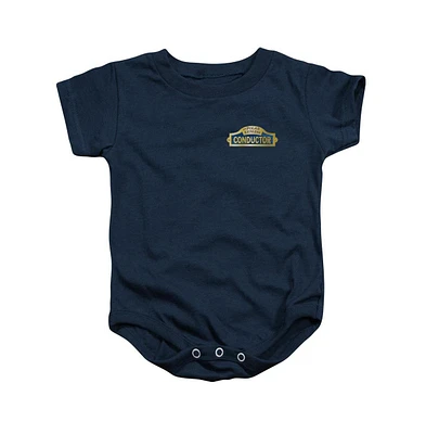 Polar Express Baby Girls Baby-Girls Conductor Snapsuit