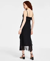 Steve Madden Women's Aidi Ruffled Midi Dress