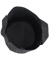 Garden Grow Bag with Handles Nonwoven Polypropylene Fabric, Black