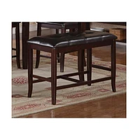 Slickblue High Bench with Tufted Upholstery for Stylish and Comfortable Seating