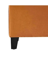 Velvet Storage Ottoman Bench with Tufted Lift-Top, Upholstered Accent Bench for Bedroom or Living Room-The Pop Home