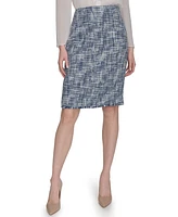 Calvin Klein Women's Tweed Pencil Skirt