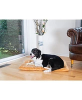 Armarkat M01CZS-l Large Pet Bed Mat , Dog Crate Soft Pad With Poly Fill Cushion, Earth Brown
