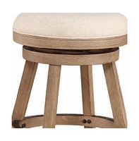 Slickblue Wood Counter Stool with Swivel Seat – Stylish and Durable Seating for Kitchen & Dining