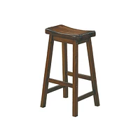 Slickblue Counter Stool with Saddle Seat Comfortable and Stylish Seating for Kitchen & Bar