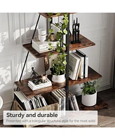 gaomon Bookcase, 4-Tier Ladder Bookshelf