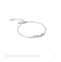 Hollywood Sensation Pawsy Daisy Paw Print Link Chain Bracelet
