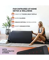 LifePro Portable Home Sauna – Wooden Sauna Box, Outdoor Sauna Tent, and Infrared Sauna with Chromotherapy for Relaxation and Wellness