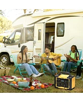 Mondawe 1000W Portable Power Station 1024Wh Solar Generator with Ac Outlet