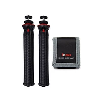 FotoPro UFO2 Flex Pod Tripod with Wireless Remote (2-Pack) and Sd Card Wallet