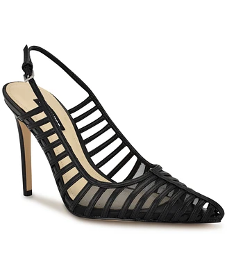 Nine West Women's Filane Stiletto Heel Pointy Toe Dress Pumps