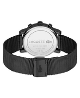 Lacoste Men's Replay Ionic Plated Black Stainless Steel Mesh Bracelet Watch, 44mm