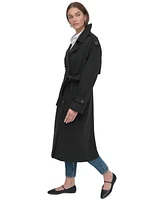 Dkny Women's Belted Double-Breasted Trench Coat