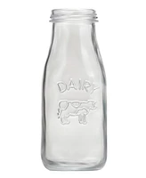 Jay Imports Country Milk Bottles, Set of 6