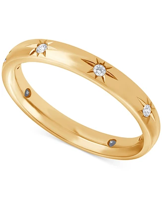 Diamond Starburst Ring (1/8 ct. t.w.) in 18k Yellow Gold
