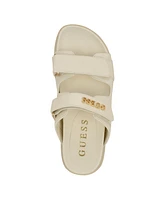 Guess Women's Fabulon Two Strap Sporty Footbed Sandals