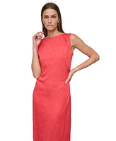Dkny Women's Boat-Neck Sleeveless Sheath Dress