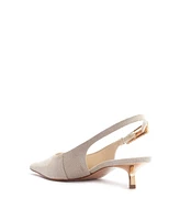 Schutz Women's Ciara Slingback Kitten Heel Pumps