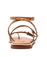 Schutz Women's Annete Round Toe Flat Sandals