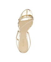 Schutz Women's Inez2 Round Toe Stiletto Sandals