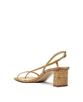 Schutz Women's Heloise Mid Block Heel Dress Sandals