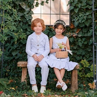 Hope & Henry Boys' Organic Seersucker Suit Pant